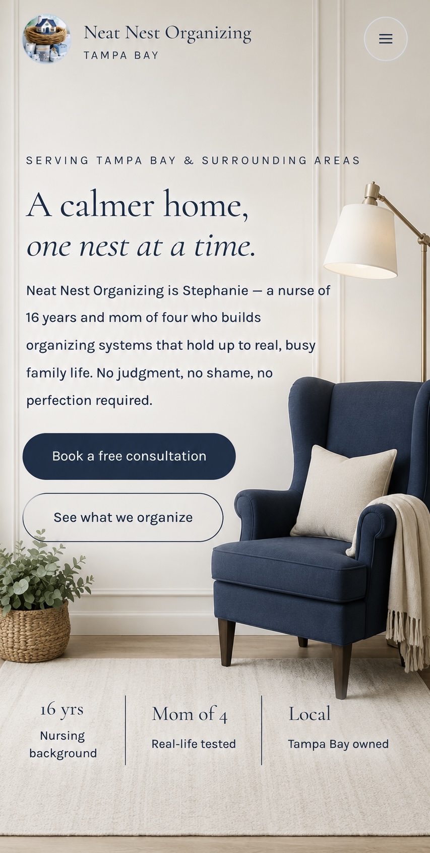 Neat Nest Organizing project preview